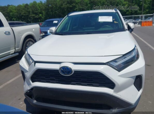 JTMRWRFV9PD207969 2023 TOYOTA RAV4 HYBRID White Instrument cluster view