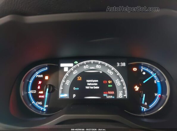 JTMRWRFV9SD335167 2025 TOYOTA RAV4 HYBRID Navy Вид задніх сидінь