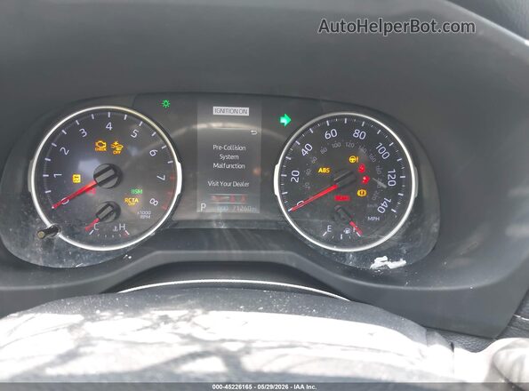 JTMW1RFV1KD034085 2019 TOYOTA RAV4 Gray Widok tylnych siedzeń
