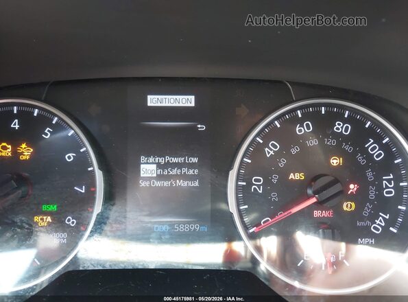 JTMW1RFV2LJ018500 2020 TOYOTA RAV4 Gray Вид задніх сидінь