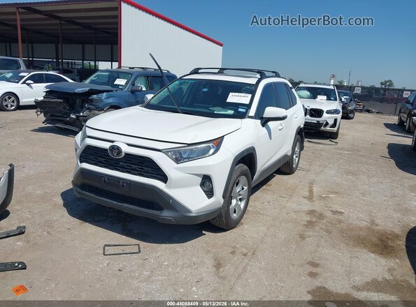 JTMW1RFV3KD512605 2019 TOYOTA LE White Առջևի ձախ երեք քառորդ տեսարան