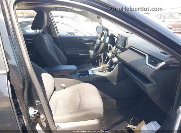 JTMW1RFV5KD009822 2019 TOYOTA RAV4 Black წინა სალონის ხედი
