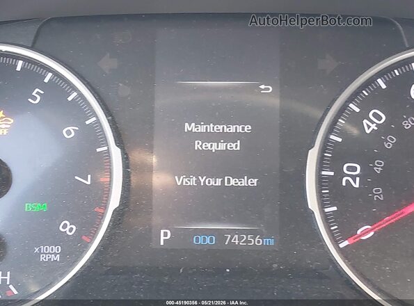 JTMW1RFV5KD009822 2019 TOYOTA RAV4 Black უკანა სავარძლების ხედი