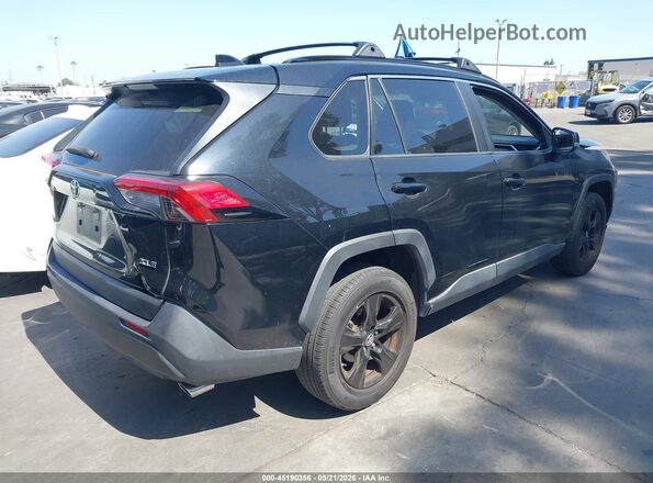 JTMW1RFV5KD009822 2019 TOYOTA RAV4 Black უკანა მარჯვენა