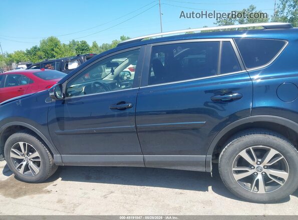 JTMWFREV2JJ211035 2018 TOYOTA RAV4 Blue Widok wnętrza 360 stopni