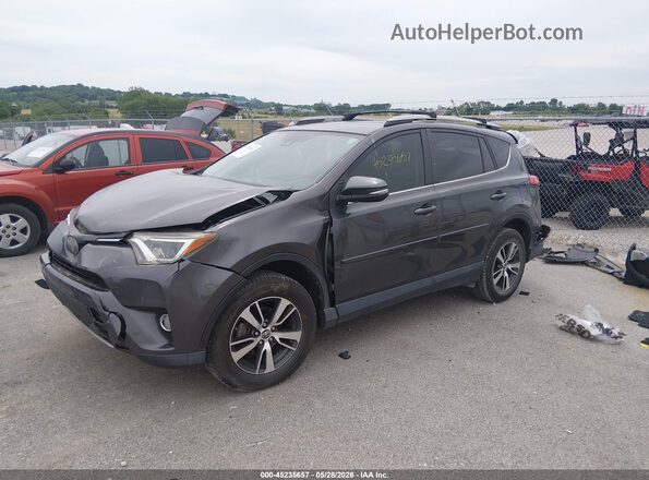 JTMWFREV3HJ124755 2017 TOYOTA RAV4 Gray Przód lewy