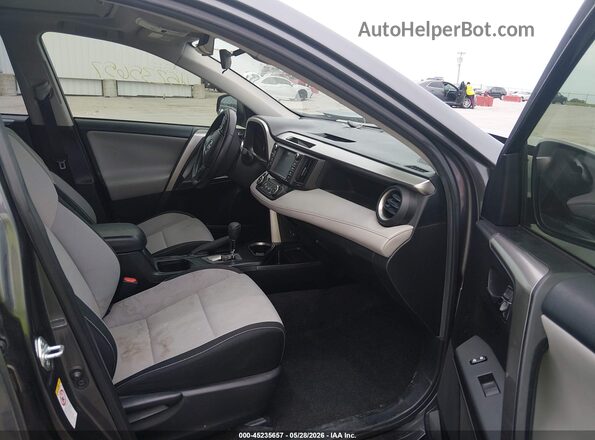 JTMWFREV3HJ124755 2017 TOYOTA RAV4 Gray Widok wnętrza z przodu
