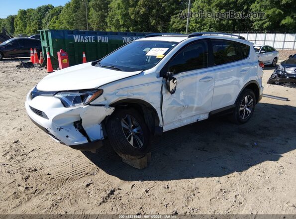 JTMWFREV4JD123070 2018 TOYOTA RAV4 White Vista tres cuartos delantera izquierda