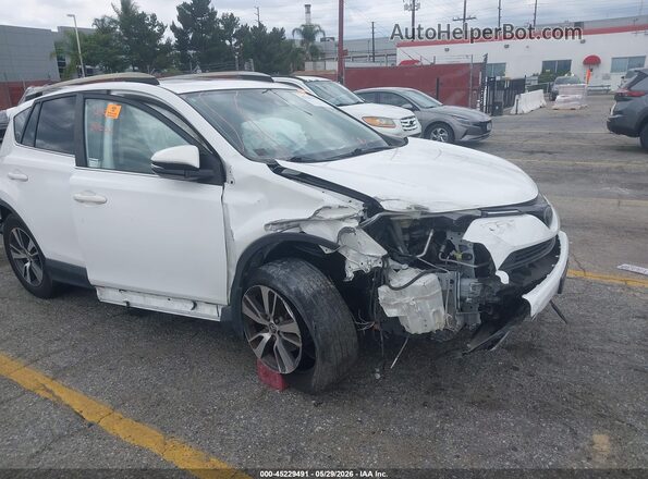 JTMWFREV5JJ744707 2018 TOYOTA RAV4 White Դիմացի տեսք