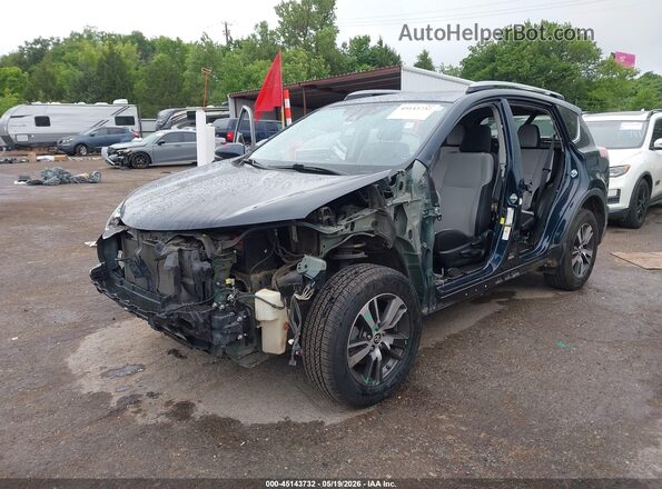 JTMWFREV6HJ114222 2017 TOYOTA RAV4 Blue Առջևի ձախ երեք քառորդ տեսարան