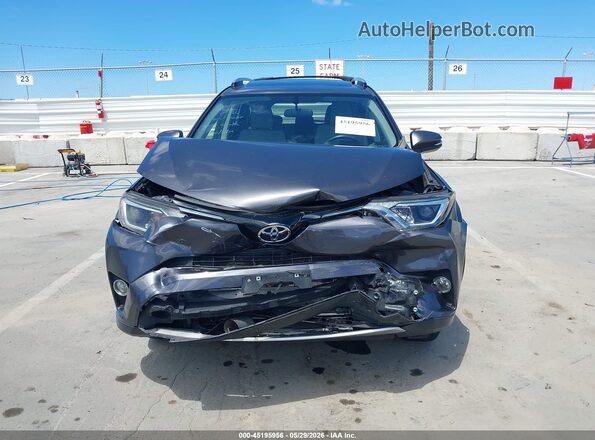 JTMWFREVXGJ068487 2016 TOYOTA RAV4 Gray Instrument cluster view