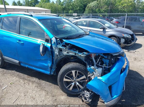 JTMWFREVXHD107899 2017 TOYOTA RAV4 Синий Вид спереди