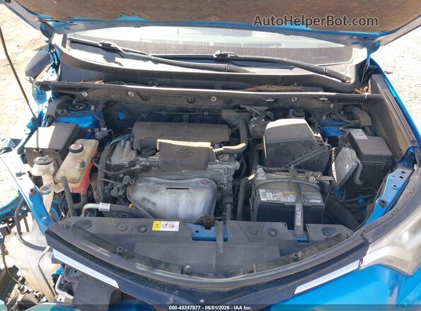 JTMWFREVXHD107899 2017 TOYOTA RAV4 Синий Вид сзади