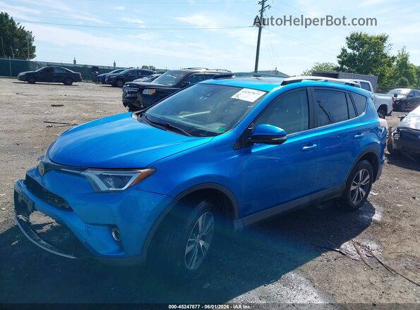 JTMWFREVXHD107899 2017 TOYOTA RAV4 Синий Передняя левая четверть