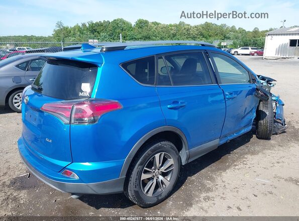JTMWFREVXHD107899 2017 TOYOTA RAV4 Синий Задняя правая четверть