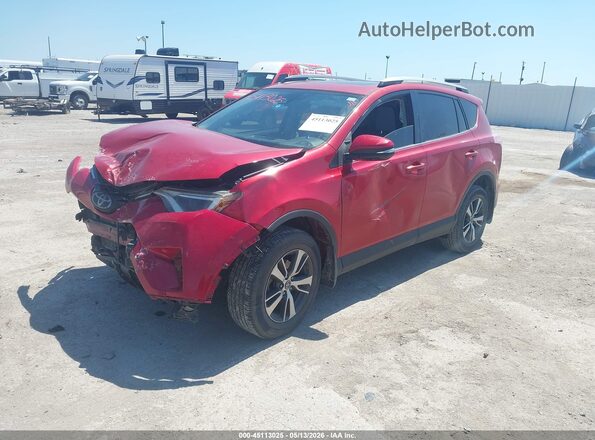 JTMWFREVXHJ128446 2017 TOYOTA LE Красный Передняя левая четверть