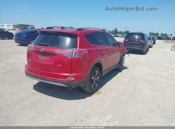 JTMWFREVXHJ128446 2017 TOYOTA LE Красный Задняя правая четверть