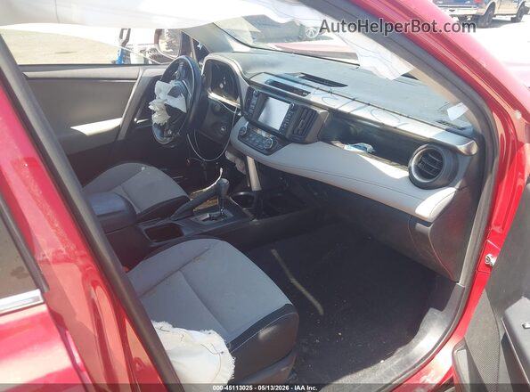 JTMWFREVXHJ128446 2017 TOYOTA LE Красный Вид салона спереди