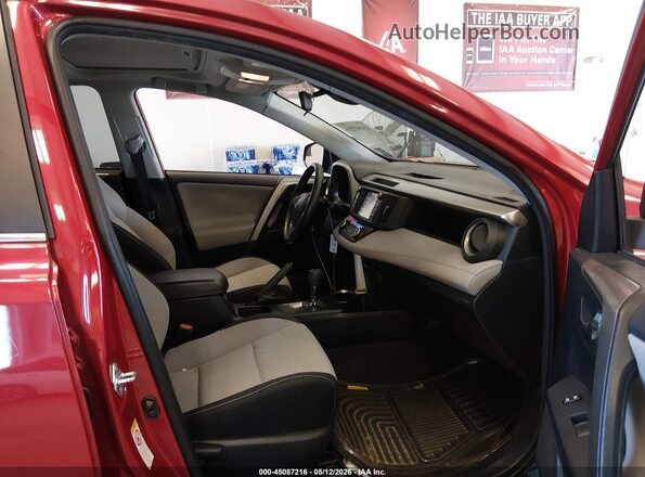 JTMWFREVXHJ128723 2017 TOYOTA LE Бордовый Вид салона спереди