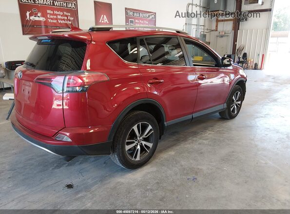 JTMWFREVXHJ128723 2017 TOYOTA LE Бордовый Задняя правая четверть