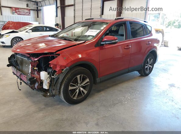 JTMWFREVXHJ128723 2017 TOYOTA LE Бордовый Передняя левая четверть