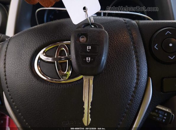 JTMWFREVXHJ128723 2017 TOYOTA LE Бордовый Вид панели приборов