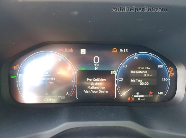 JTMY1RFV1PD105771 2023 TOYOTA LIMITED Gray Instrument cluster view