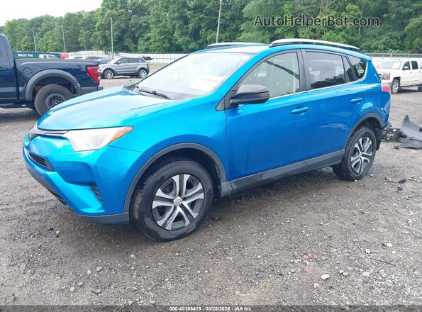 JTMZFREV1JJ739503 2018 TOYOTA RAV4 Blue Առջևի ձախ երեք քառորդ տեսարան