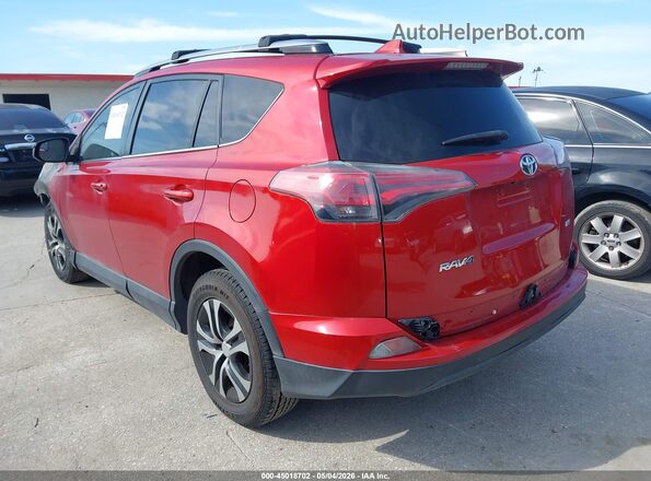 JTMZFREVXHJ107108 2017 TOYOTA LE Red Trasero izquierdo