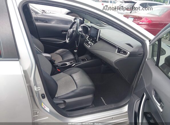 JTNA4RBE1L3085306 2020 TOYOTA COROLLA Silver Widok wnętrza z przodu