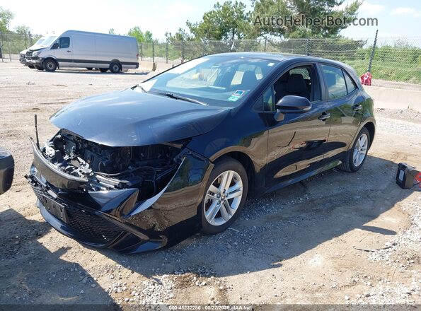 JTNB4MBE5M3129154 2021 TOYOTA COROLLA Черный Передняя левая четверть