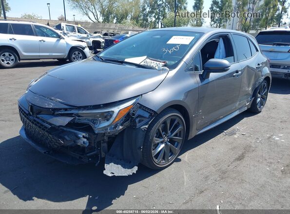 JTNC4MBE7P3211220 2023 TOYOTA COROLLA Gray Առջևի ձախ երեք քառորդ տեսարան