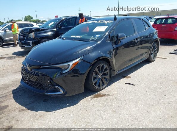 JTNC4MBE9R3216714 2024 TOYOTA COROLLA Черный Передняя левая четверть
