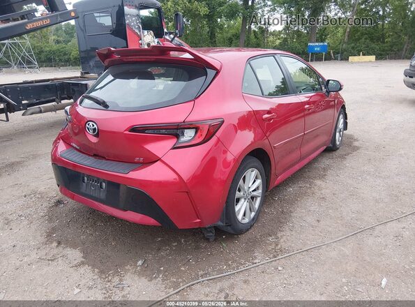 JTND4MBE1P3200332 2023 TOYOTA COROLLA Red Tył prawy