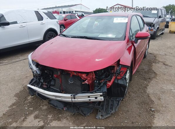 JTND4MBE1P3200332 2023 TOYOTA COROLLA Red Widok z przodu