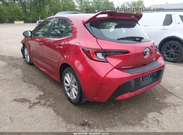 JTND4MBE1P3200332 2023 TOYOTA COROLLA Red Tył lewy