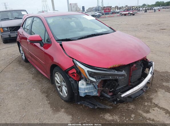 JTND4MBE1P3200332 2023 TOYOTA COROLLA Red 