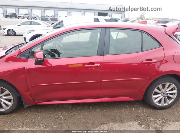 JTND4MBE1P3200332 2023 TOYOTA COROLLA Red 