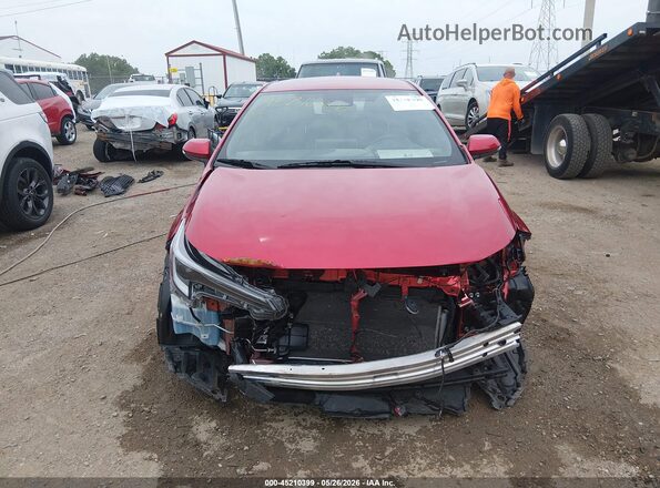 JTND4MBE1P3200332 2023 TOYOTA COROLLA Red Widok wnętrza z tyłu