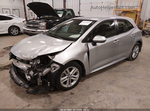 JTND4MBE7N3173151 2022 TOYOTA COROLLA Silver Vista tres cuartos delantera izquierda