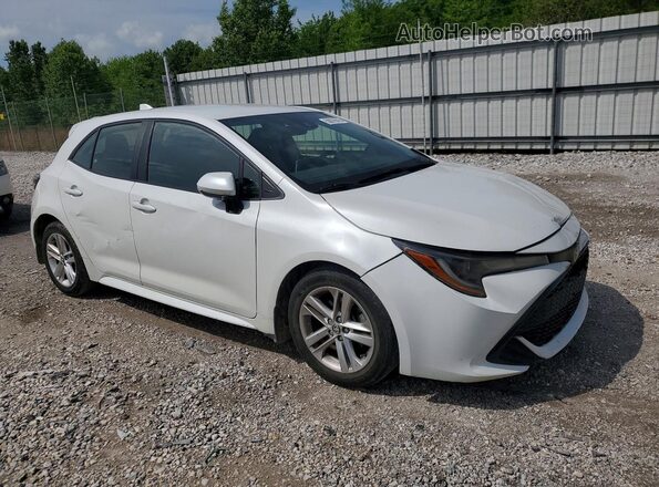 JTND4MBE8M3127035 2021 TOYOTA COROLLA White 