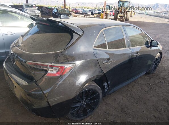 JTND4RBE0L3100925 2020 TOYOTA COROLLA Black უკანა მარჯვენა