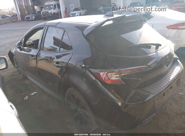 JTND4RBE0L3100925 2020 TOYOTA COROLLA Black უკანა მარცხენა