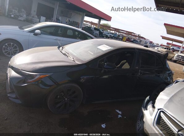 JTND4RBE0L3100925 2020 TOYOTA COROLLA Black სალონის 360-გრადუსიანი ხედი
