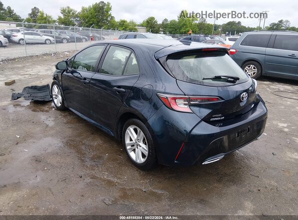 JTND4RBE3L3082145 2020 TOYOTA COROLLA Blue Rear left