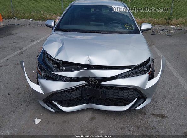 JTNK4RBEXK3007142 2019 TOYOTA COROLLA Серебряный Вид спереди