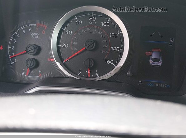 JTNK4RBEXK3007142 2019 TOYOTA COROLLA Серебряный Вид задних сидений