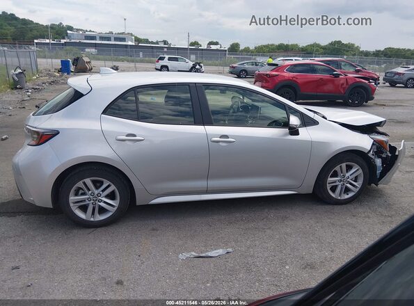 JTNK4RBEXK3007142 2019 TOYOTA COROLLA Серебряный Вид задней части салона