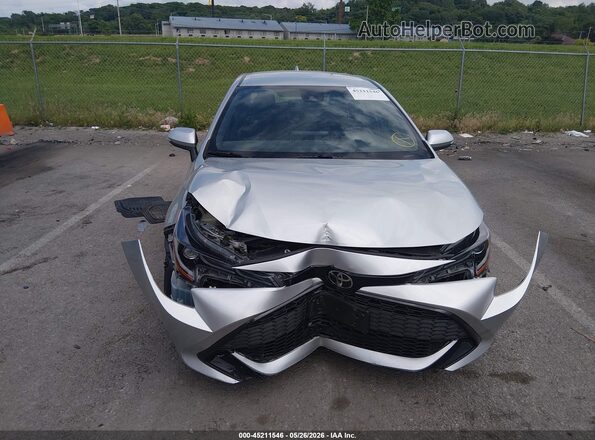 JTNK4RBEXK3007142 2019 TOYOTA COROLLA Серебряный Вид щитка приборов