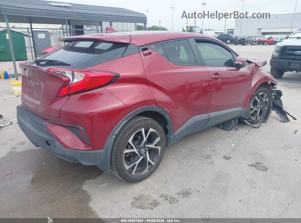 JTNKHMBX2J1011253 2018 TOYOTA LE Red Հետևի աջ